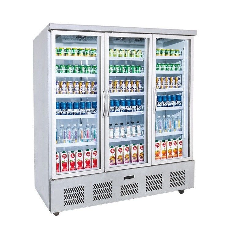 Geführt, Handelsgetränkekühlschrank, 3 Tür-Anzeigen-Kühlvorrichtung beleuchtend