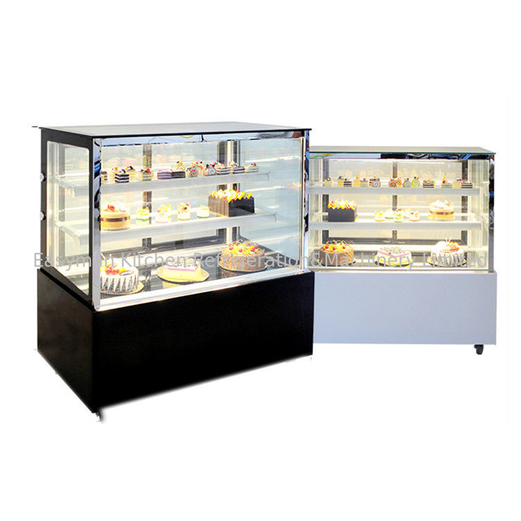 Umfangreiche Bäckerei-Glasschaukasten mit geführter Beleuchtung, 7ft Supermarkt-offener Kühler