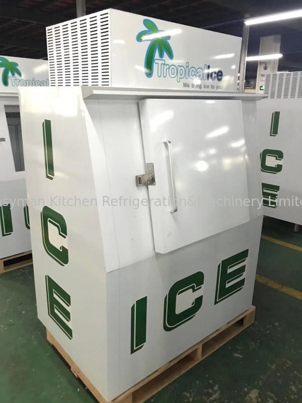 Eingesackter Eisspeicher-Gefrierschrank für Eis-Verkauf im Freien