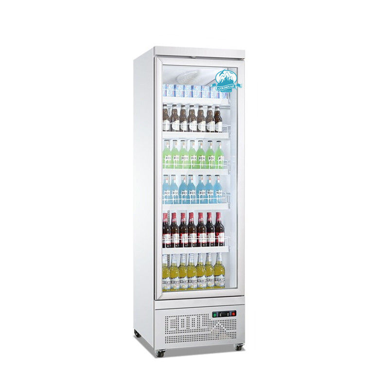 Kommerzieller doppelter Glasgetränkeanzeigen-Kühlvorrichtungs-Getränk-Kühlschrank-Supermarkt-Kühlschrank-aufrechter Gefrierschrank Showcas der tür-R290