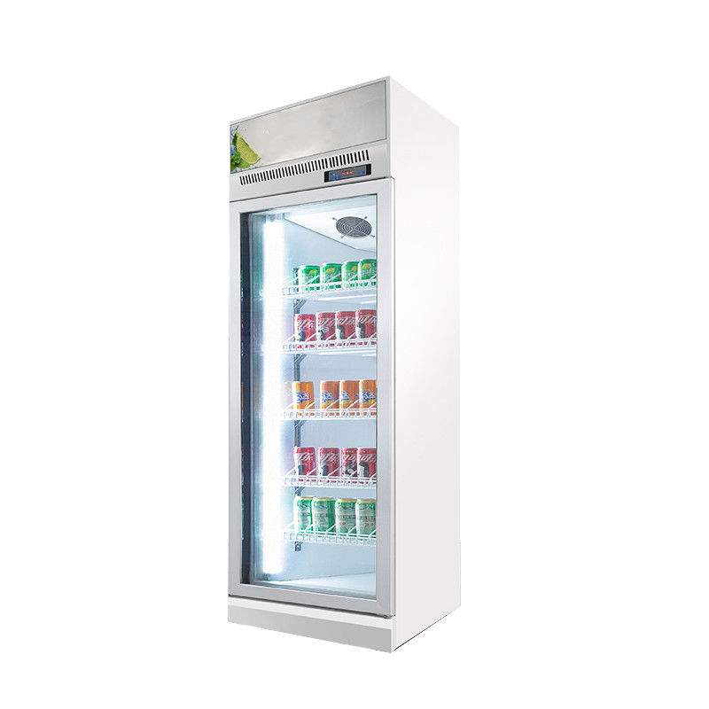 Werbung trinkt Glastür-Anzeigen-Kühler-Soda-aufrechte Kühlvorrichtung