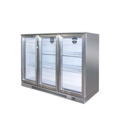 3 Tür-Mini Beer Display Fridge Undercounter-Rückseiten-Bar-Bier-Kühlvorrichtung